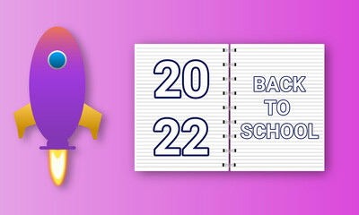 back to school in 2022 background