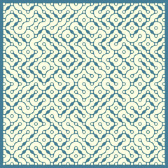 Color truchet tiling connections illustration