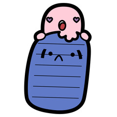 cartoon character Cute doodle 