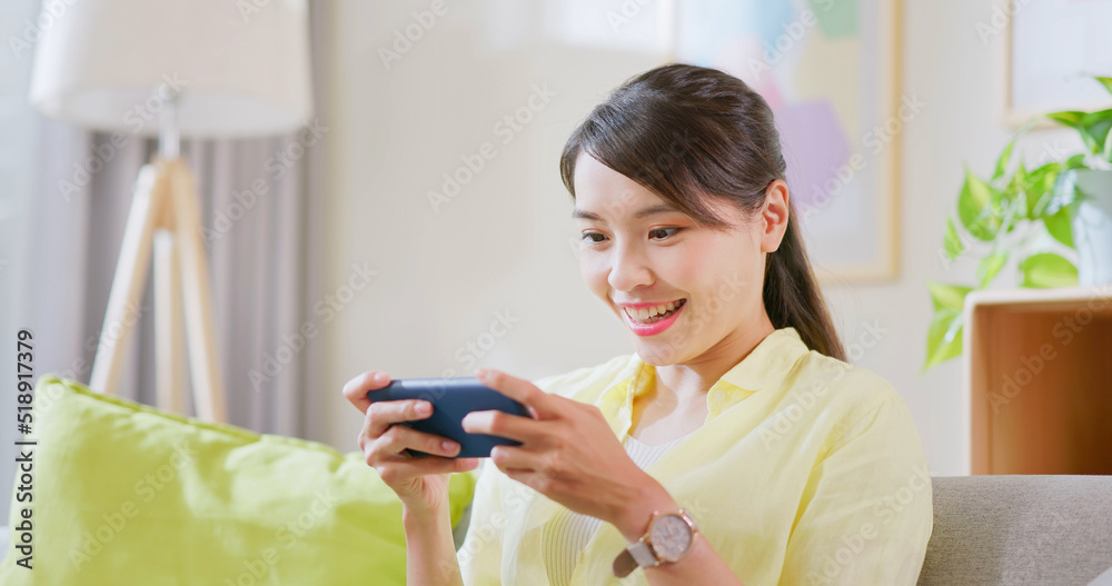 Canvas Prints woman use phone