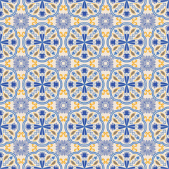 Floral Seamless Pattern Background Garden Nature Damask Aboriginal Ornament Art