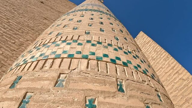 Ancient architecture of the Uzbek city of Khiva.
