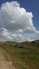 Fototapeta premium landscape with clouds