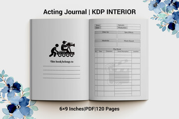 Acting Journal | KDP INTERIOR