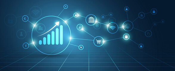grafico, freccia, economia, finanza, 
