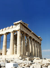 Obraz premium Parthenon temple, Athens, Greece