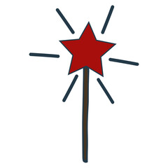 Hand drawn element of spirals . Doodle vector illustration winter spirals 