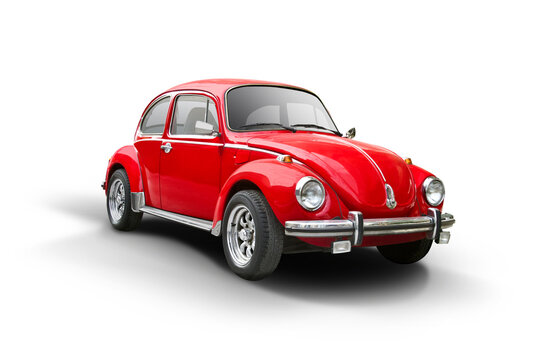 Vw beetle classic isolated on white background, 26 March 2014, Thessaloniki, Greece	