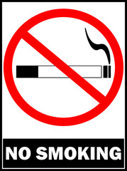 No smoking sign vector