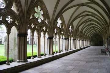 Obraz premium Great Cathedral in Salisbury – England