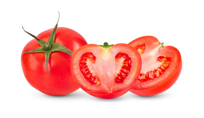 Tomato isolated on white