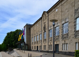 Historical Building Kunsthalle in Kiel, the Capital City of Schleswig - Holstein