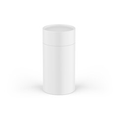 Closed Tube White Blank Matte Paper 80x160