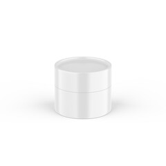 Closed Tube White Blank Glossy Paper 99x70