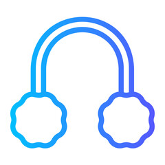 earmuff gradient icon