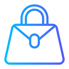 hand bag gradient icon