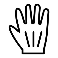 glove line icon