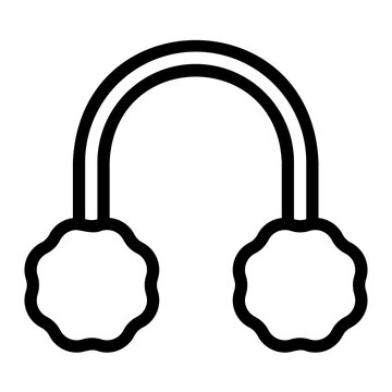 earmuff line icon
