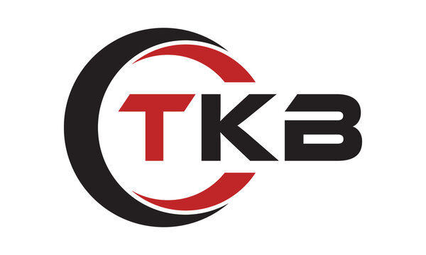 TKB three letter swoosh logo design vector template | monogram logo | abstract logo | wordmark logo | letter mark logo | business logo | brand logo | flat logo | minimalist logo | text | word | symbol