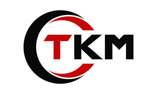 TKM three letter swoosh logo design vector template | monogram logo | abstract logo | wordmark logo | letter mark logo | business logo | brand logo | flat logo | minimalist logo | text | word | symbol