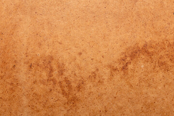 Brown  hardboard with traces of moisture