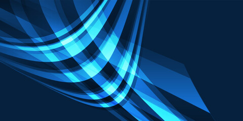 Futuristic blue light background