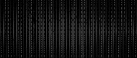 Fototapeta premium Dark black Geometric grid background Modern dark abstract texture.