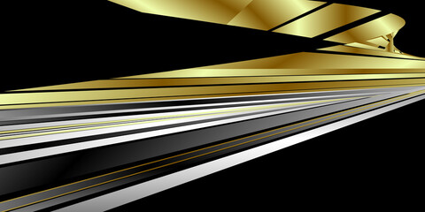 Luxury gold and silver background