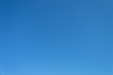 Natural blue sky without clouds