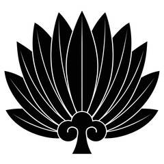 家紋です。羽団扇といいます。