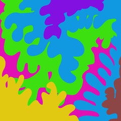 green and yellow paint