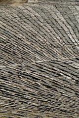 Gjirokaster, Albania A cobblestone street.