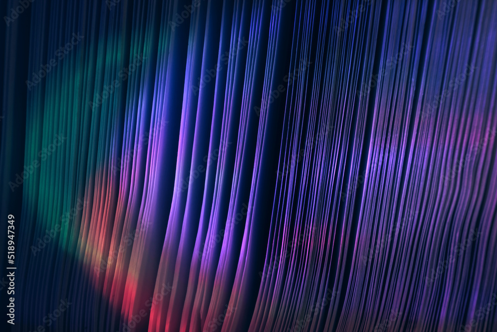 Aufkleber close up beautiful book pages in the blue light on a night. background pattern for design. macro pho
