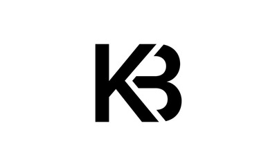 Obraz premium KB Letter Logo Design Template Vector