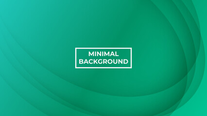 Obraz premium Minimal background with dark green color and there is a semi-circle indentation , easy to edit 
