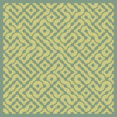 Color truchet tiling connections illustration