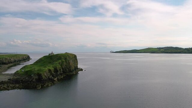 Cruise ship leaving after visiting Killybegs the first time - Ireland