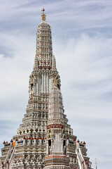 Wat Arun or Arun temple one of the most famous landmark in Bangkok, Thailand.