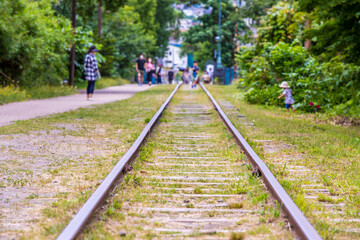 北海道小樽市　手宮線跡地
