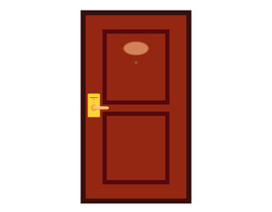 ドア　扉　　ベクターイラスト