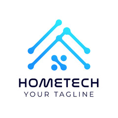 Technology House Connection Icon Logo Vector design illustration. Smart home logo icon with wireless connection concept. Trendy Smart House vector icon design for website, symbol, app, UI