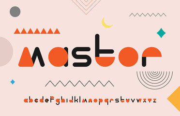 cartoon style modern minimal calligraphy alphabet small letter logo design