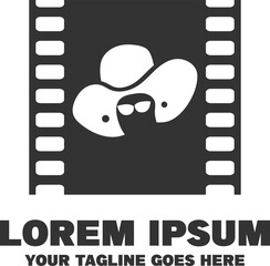 Cowboy And Roll Of Logo Film