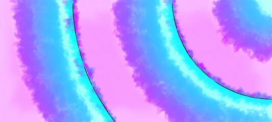Digital painterly render of intricate colorful geometric patterns in watercolor and ink style on paper canvas - bright abstract artistic concept
