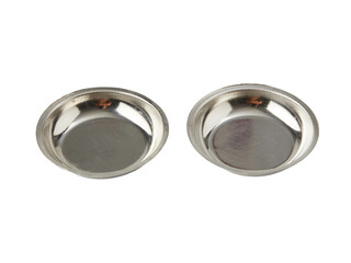 aluminium bowl with white background