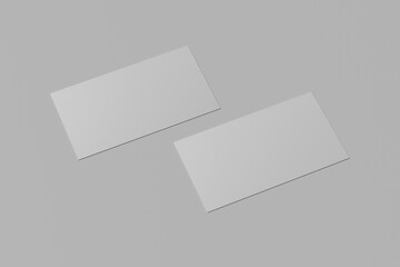 blank business card mockup