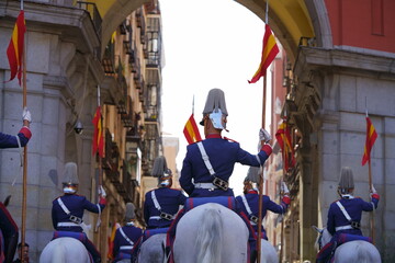 The Royal Guard (Spanish: Guardia Real) is an independent regiment of the Spanish Armed Forces that...