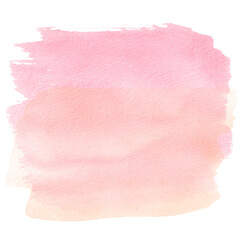 Pink Pastel Watercolor brush stroke With Gold Glitter