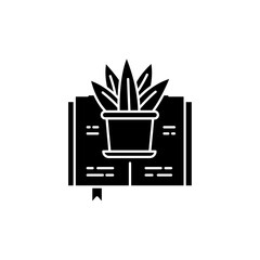 Botany line icon. Isolated vector element.
