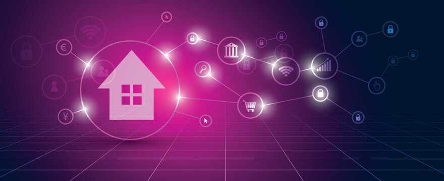 casa, informatica, connessioni, domotica